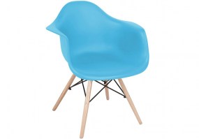 Cadeira-fixa-Charles-Eames-Eiffel-Daw-Wood-com-braço-ANM 8004F-Anima-Home-Office-azul-HS-Móveis